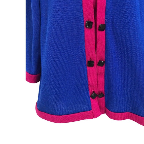 Vintage Anthony Sicari Women's Size 14 Long Sleeve Button Accent Sweater - Picture 3 of 8